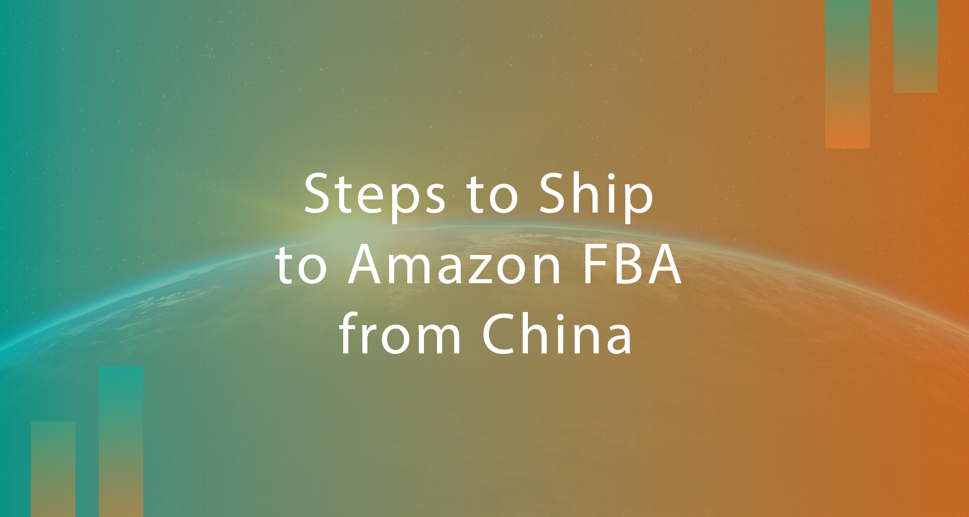 Steps to Ship to Amazon FBA from China