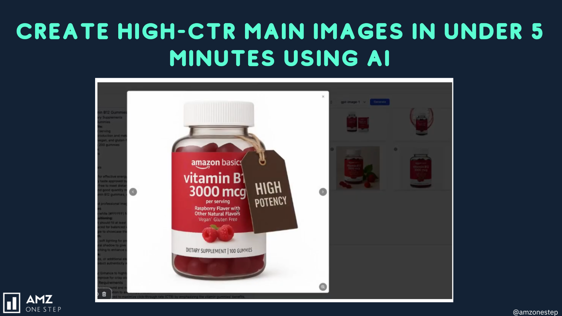 Create High-CTR Main Images in Under 5 Minutes Using AI